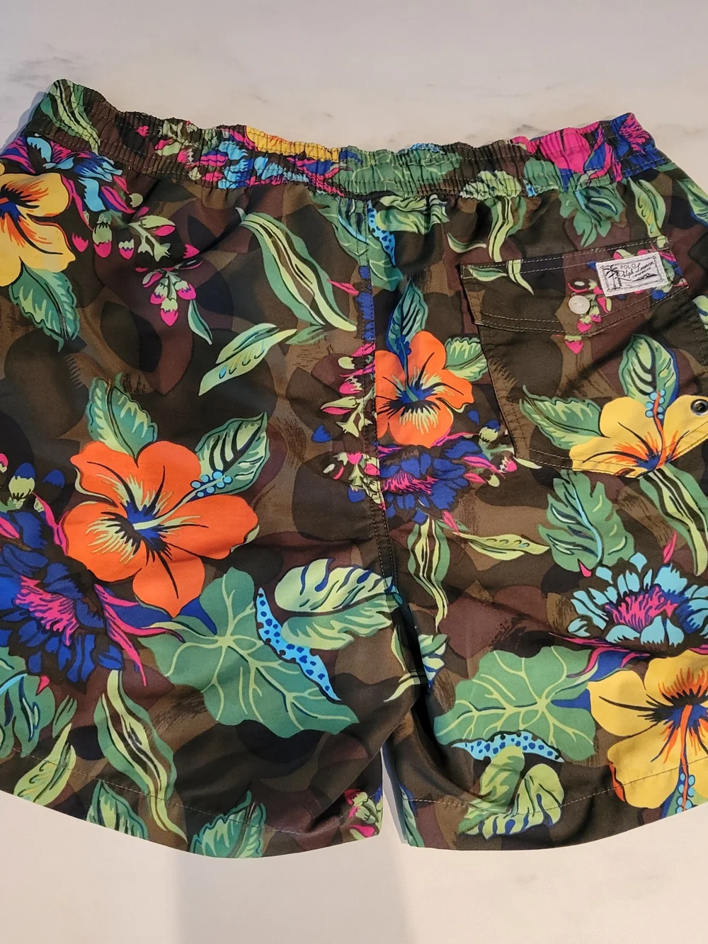 Polo Ralph Lauren Floral Camo Kailua Swim Trunks M